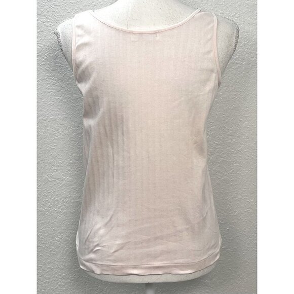 VTG 1988 Womens SMALL Pink Felix the Cat Lovable Guy Cartoon TANK TOP *Stained* - Picture 2 of 11